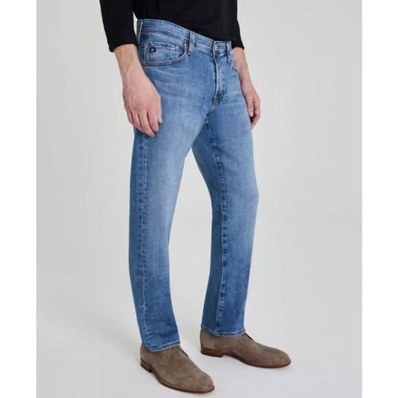 Men's AG Adriano Goldschmied The Graduate Jeans Tailored Leg Size 30x34 - Picture 2 of 14